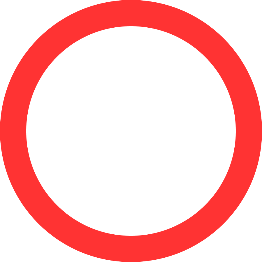 Ellipse rouge avec un fond transparent