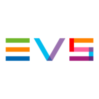 Logo d'EVS, une entreprise spécialisée dans la diffusion de médias.